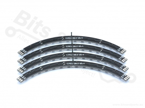 LED Ringset 60x WS2812 5050 RGB LEDs met drivers (klok)